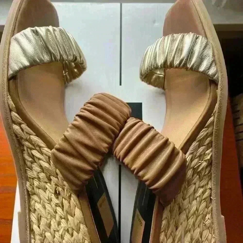 Dolce Vida Gold Multi Stella Slip On Wedge-Size 9.5 M - Picture 6 of 8